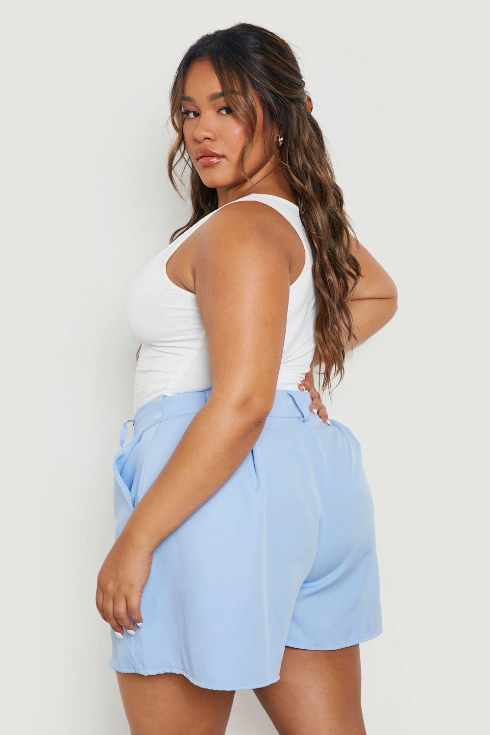 Boohoo plus cheap size shorts